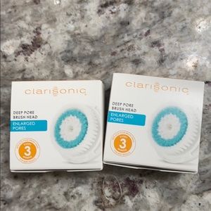 Clarisonic brush heads - deep pore (2 for 1)